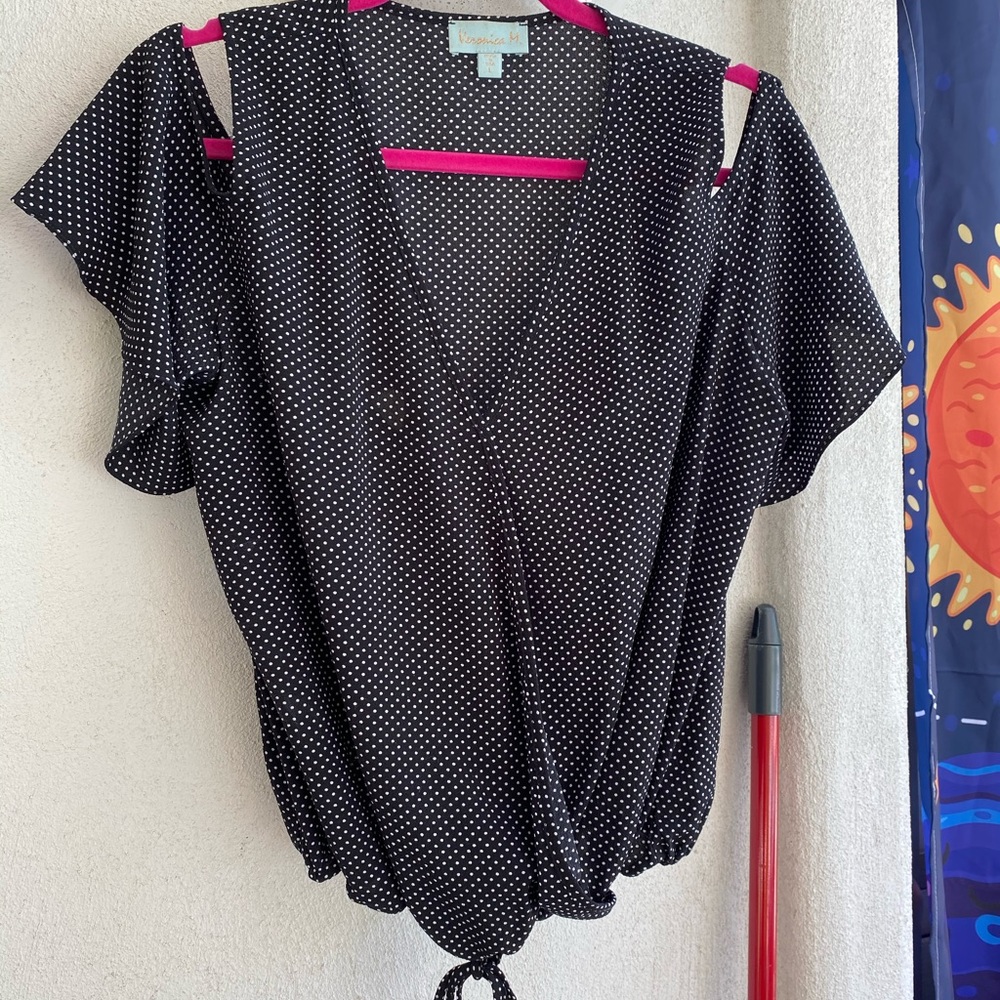 Veronica M Cold Shoulder Blouse